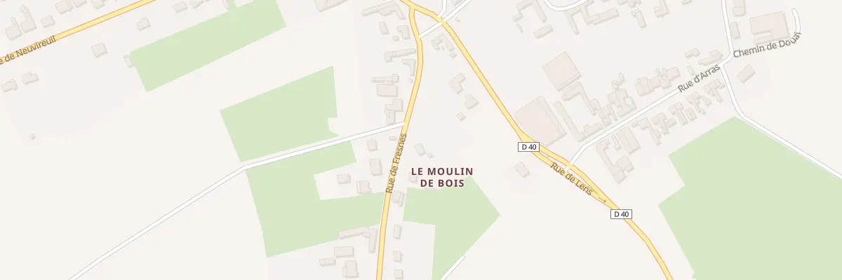 Plan du 5 Rue de Fresnes à Izel-lès-Équerchin