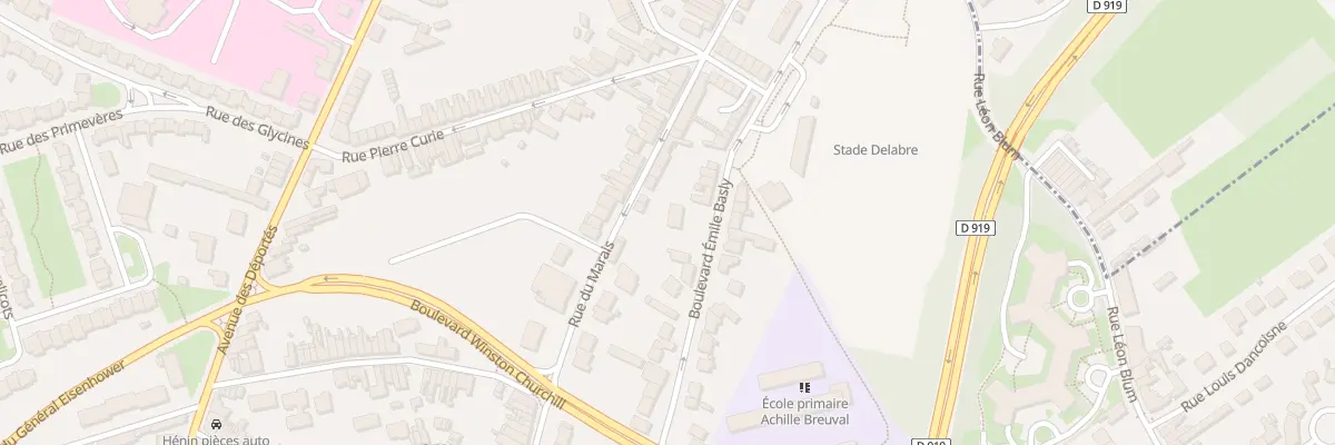Plan du 447 Bd Emile Basly à Hénin-Beaumont