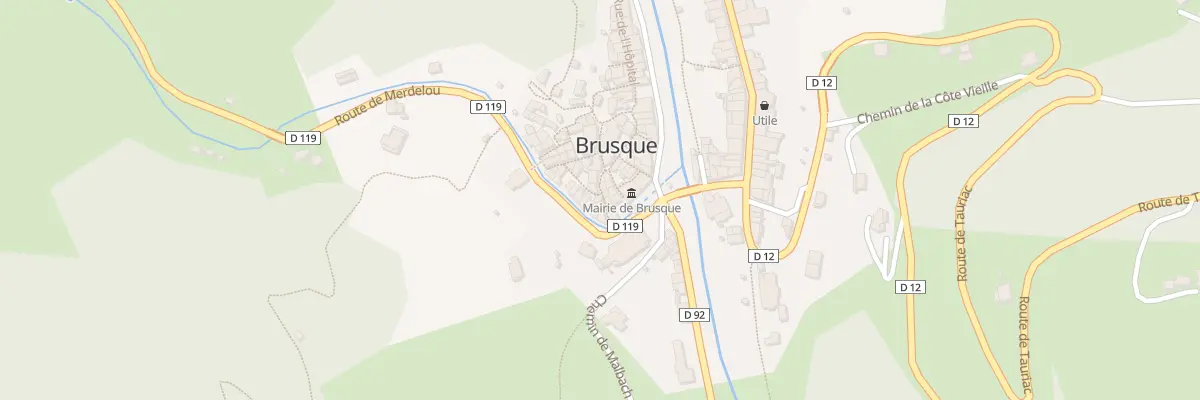 Plan du 5020 Brusque à Brusque