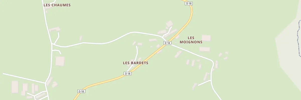 Plan du 9 Les Moignons à Servant