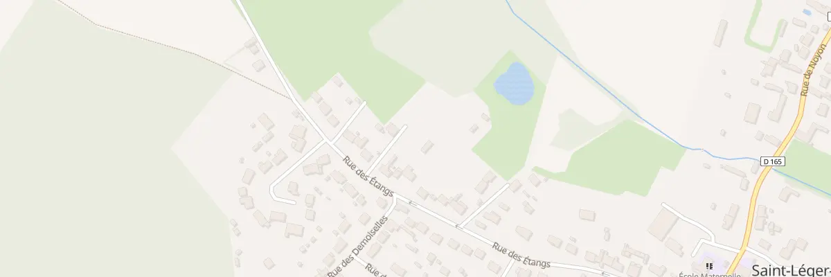 Plan du 33 Rue des Étangs à Saint-Léger-aux-Bois