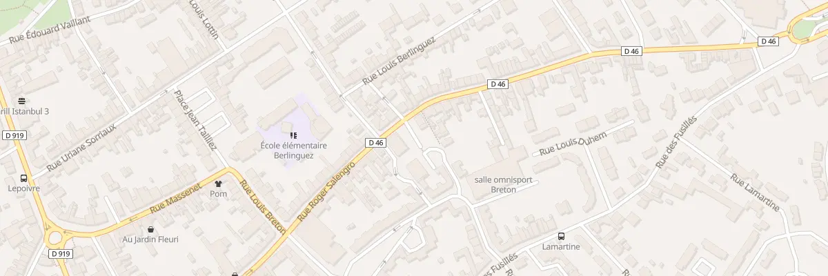 Plan du 30 Rue Roger Salengro à Courrières