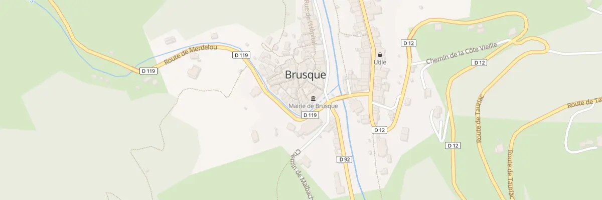 Plan du 5022 Brusque à Brusque