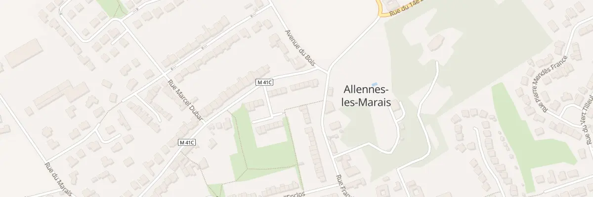 Plan du 76 Rue de la Rive à Allennes-les-Marais