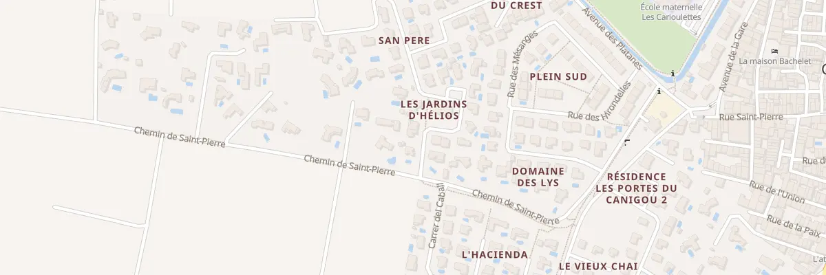 Plan du 3 Rue des Chardonnerets à Claira