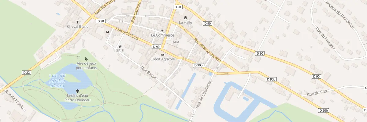 Plan du 12 Rue du Château à Bléneau