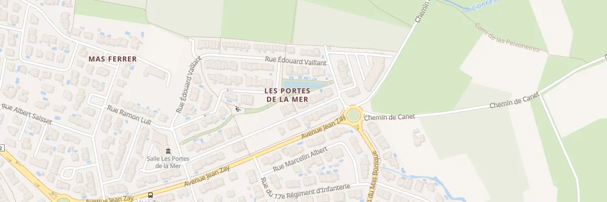 Plan du 12 Rue Voltaire à Cabestany