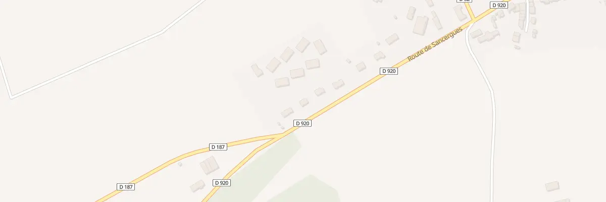 Plan du 6 Rte de Sancergues à Herry