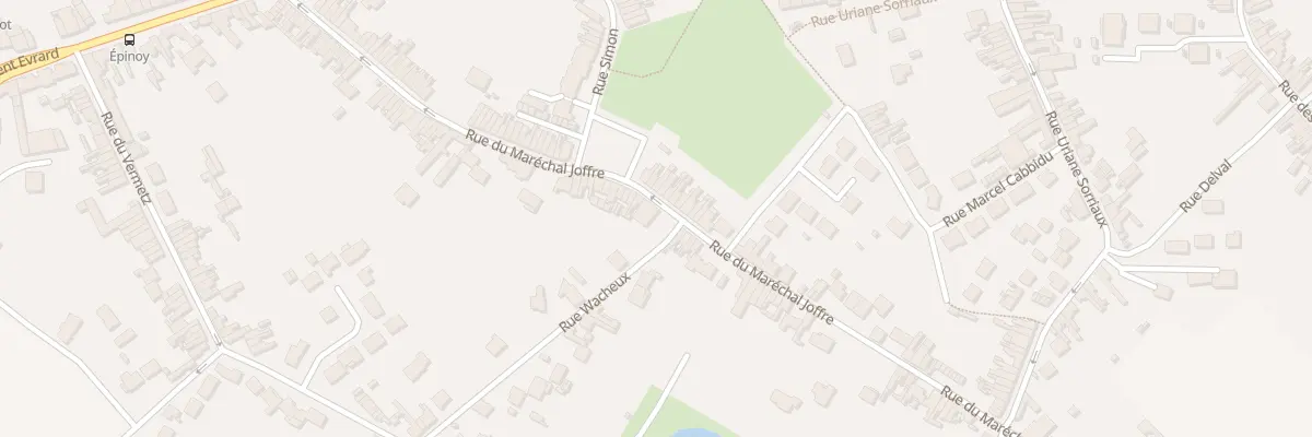 Plan du 78 Rue du Maréchal Joffre à Carvin
