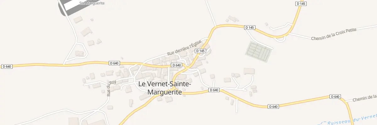 Plan du 5037 Bourg du Vernet au Vernet-Sainte-Marguerite