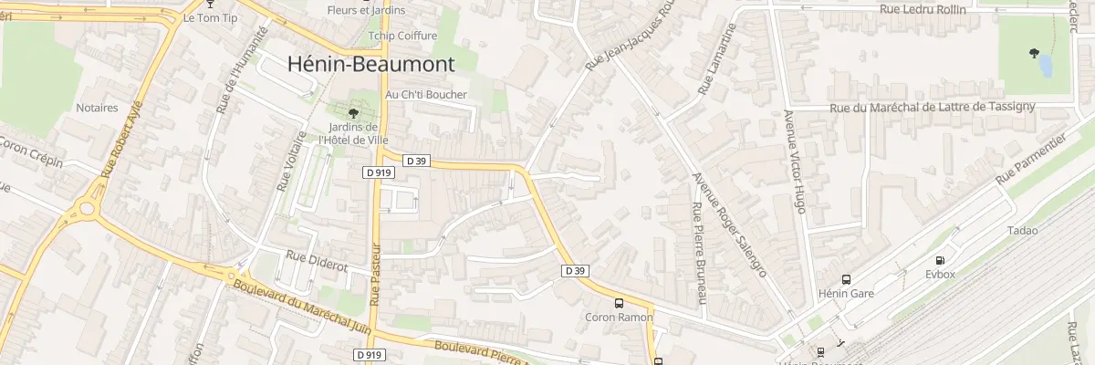 Plan du 15 Rue Vaillant Couturier à Hénin-Beaumont