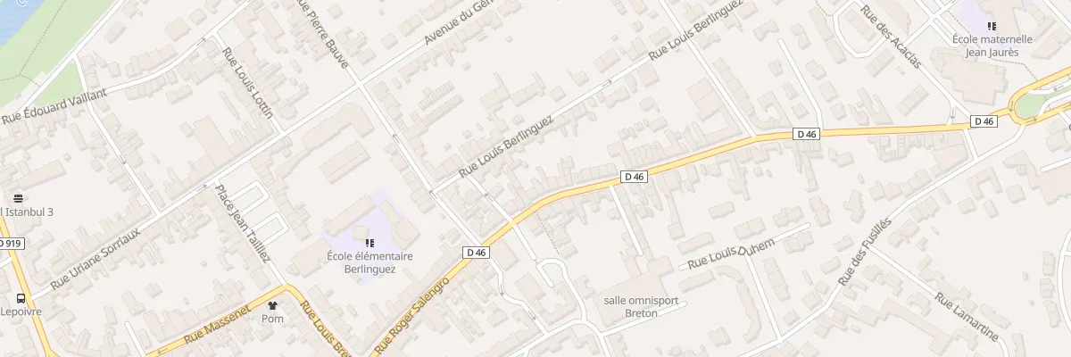 Plan du 43 Rue Roger Salengro à Courrières