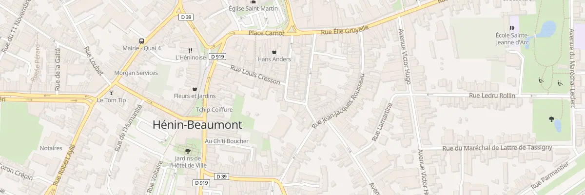 Plan du 107 Rue Isidore Lernould à Hénin-Beaumont