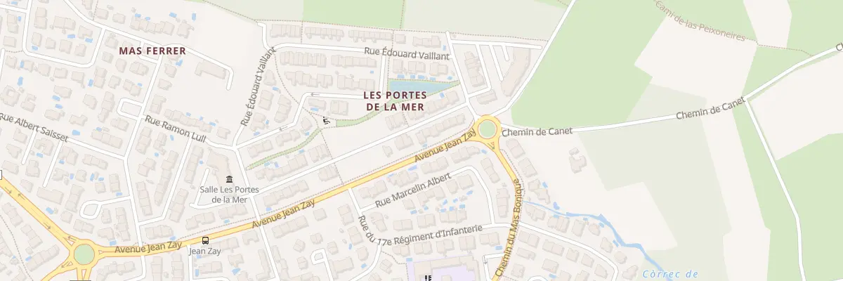 Plan du 13 Rue Voltaire à Cabestany