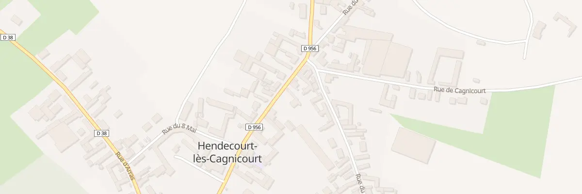 Plan du 17 Gr Grand Rue à Hendecourt-lès-Cagnicourt