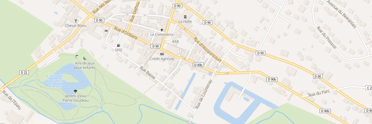 Plan du 16 Rue du Château à Bléneau
