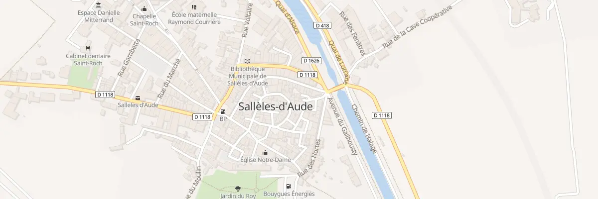Plan du 17 Rue de la Tour à Sallèles-d’Aude
