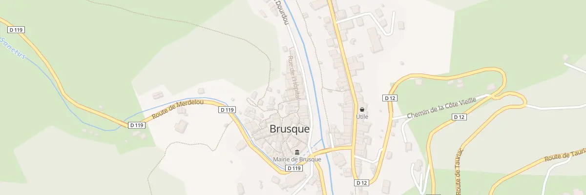 Plan du 5067 Rue de l’Hôspital à Brusque