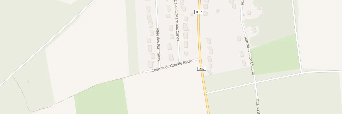 Plan du 21 Rue de la Mare aux Canes à Fontenailles