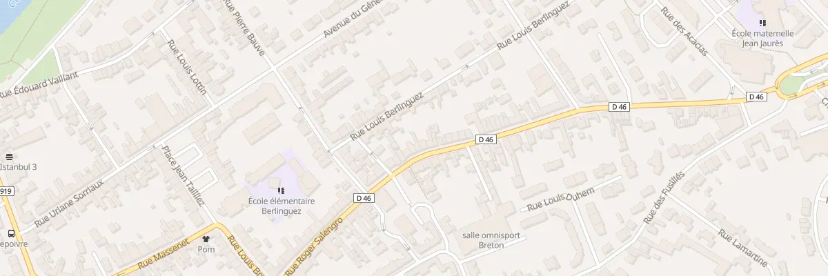 Plan du 45 Rue Roger Salengro à Courrières