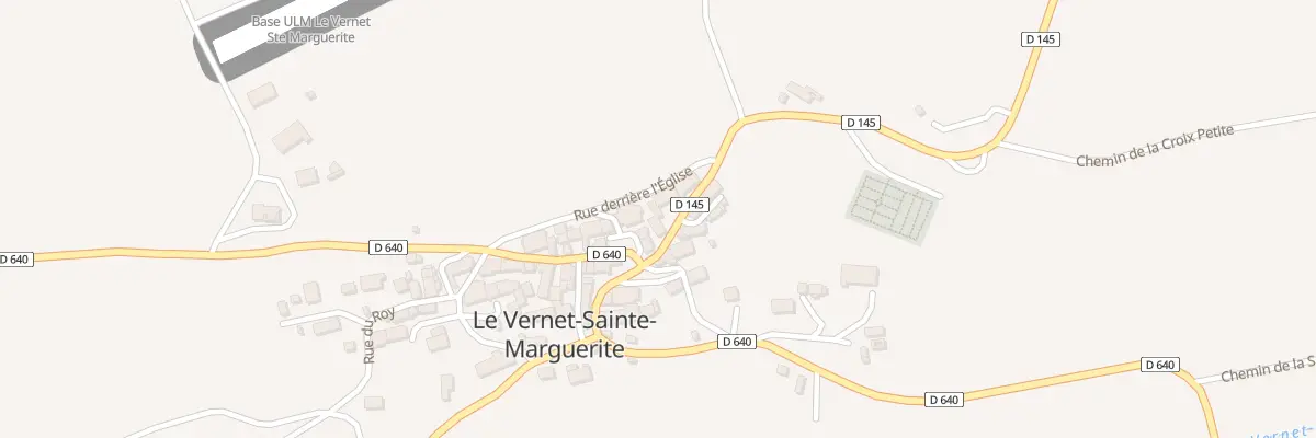 Plan du 5221 Bourg du Vernet au Vernet-Sainte-Marguerite