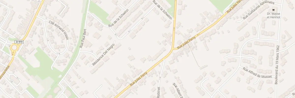 Plan du 540 Rue Jules Ferry à Hénin-Beaumont