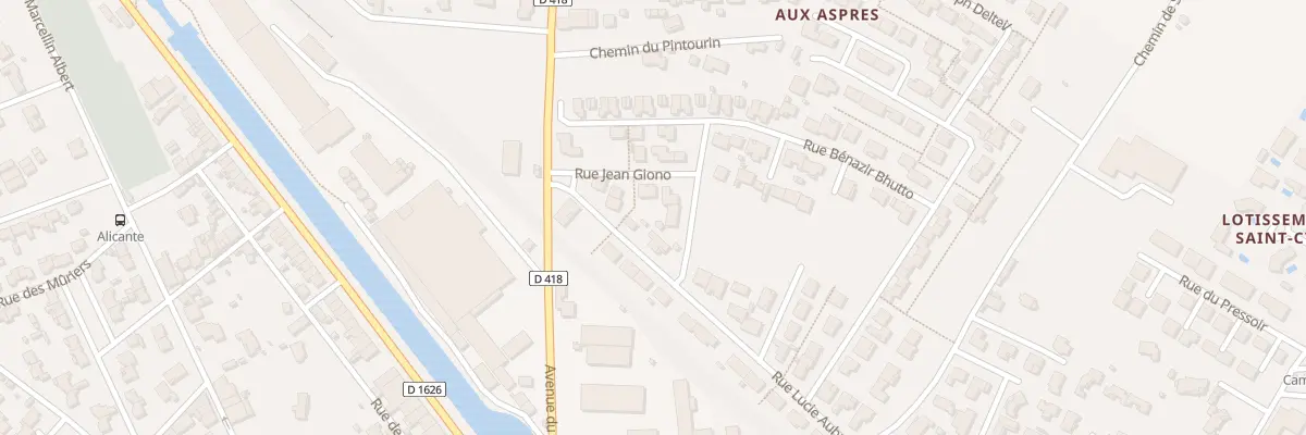 Plan du 8 Rue Lucie Aubrac à Sallèles-d’Aude