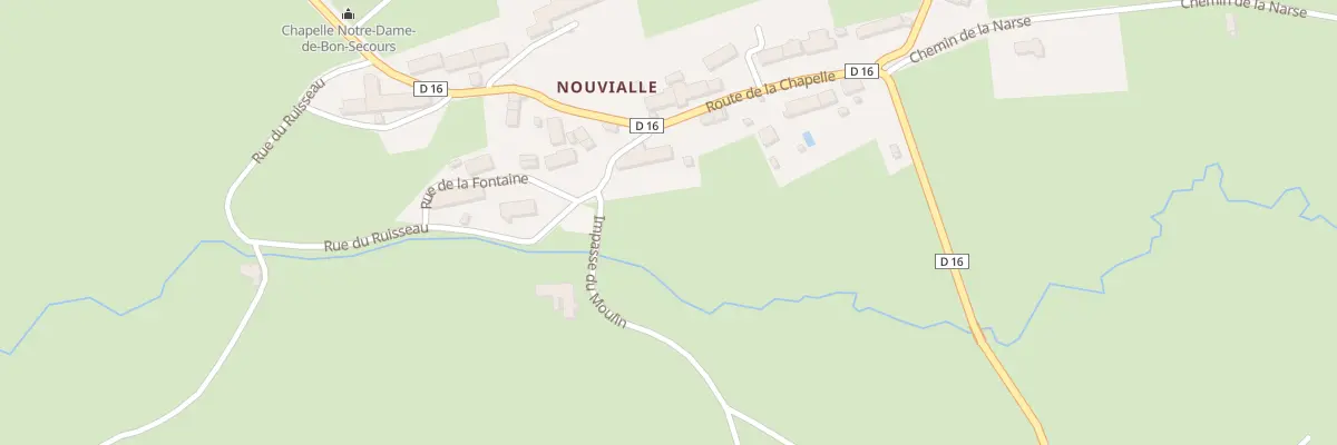 Plan du 5180 Nouvialle à Valuéjols