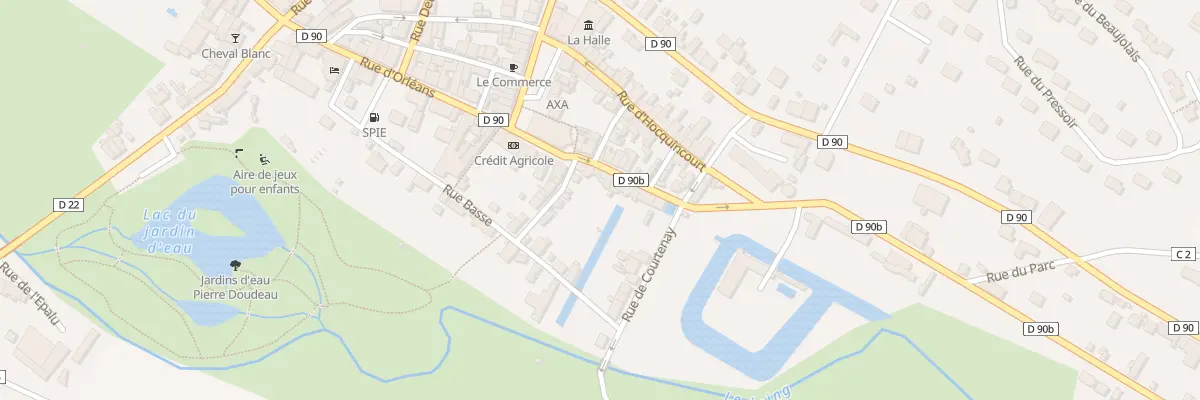 Plan du 20 Rue du Château à Bléneau