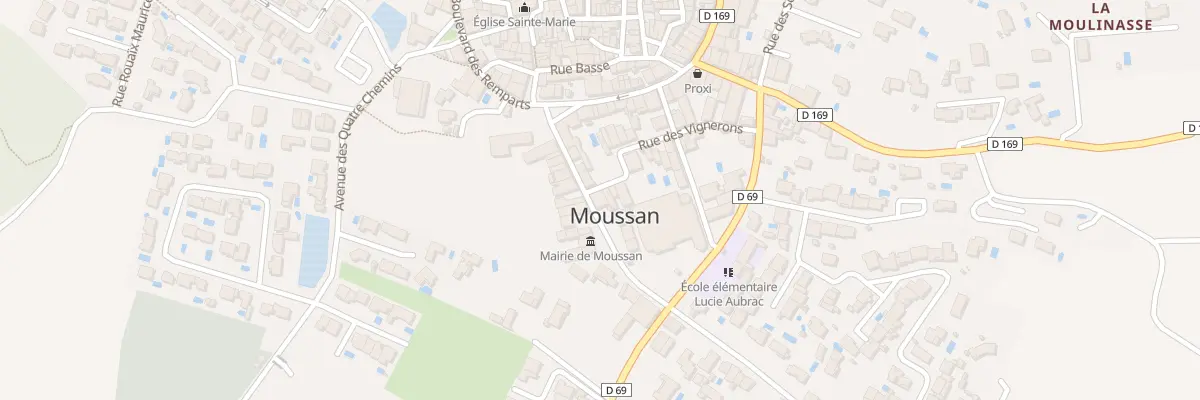 Plan du 4 Av de la Mairie à Moussan