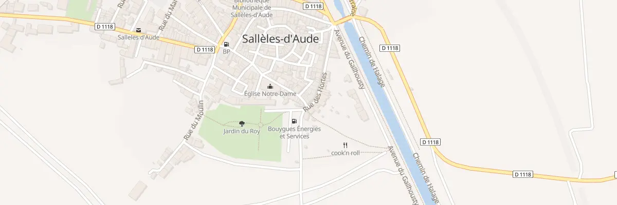 Plan du 36 Rue des Hortes à Sallèles-d’Aude
