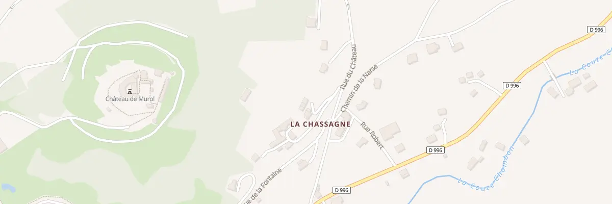Plan du 5011 La Chassagne à Murol