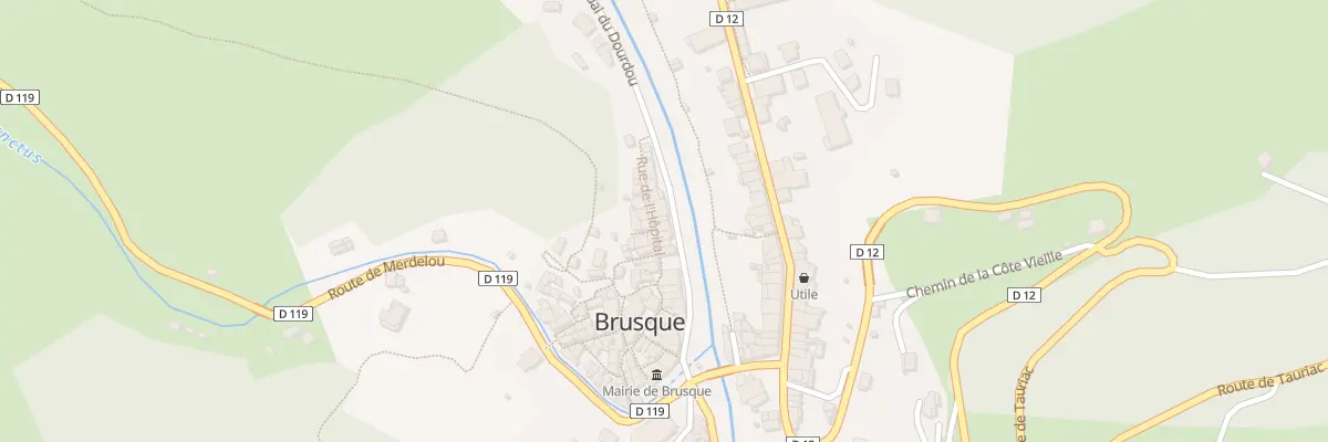 Plan du 5078 Rue de l’Hôspital à Brusque