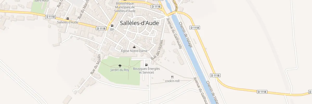 Plan du 32 Rue des Hortes à Sallèles-d’Aude