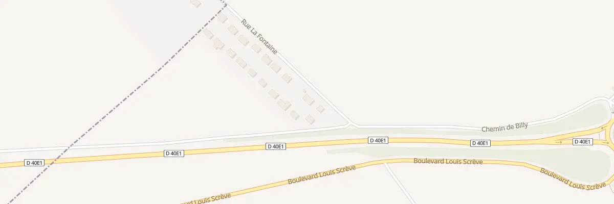 Plan du 1172 Rue la Fontaine à Hénin-Beaumont