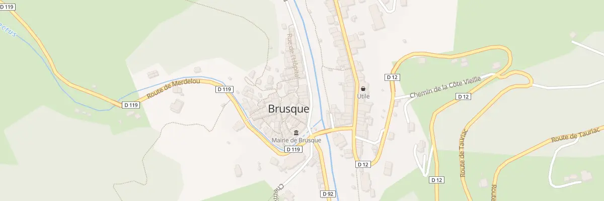 Plan du 5070 Rue du Castellat à Brusque