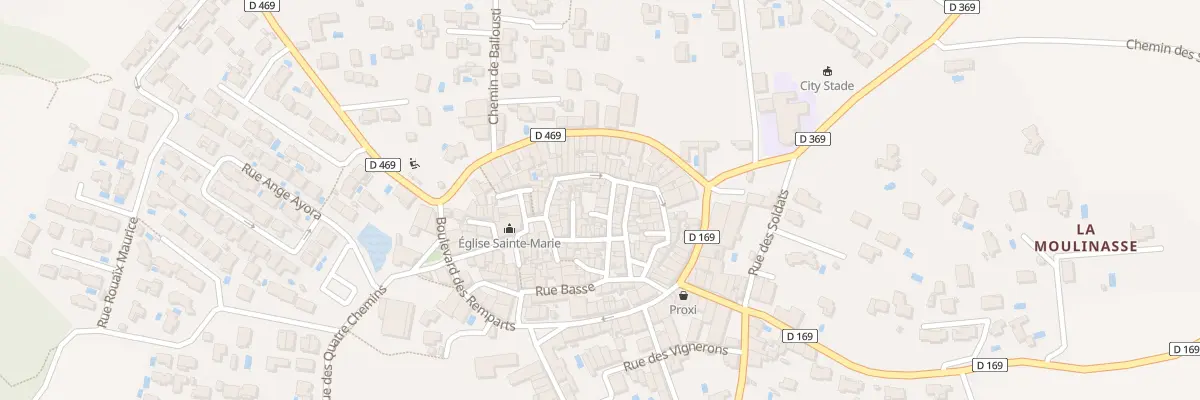 Plan du 7 Rue Traversière à Moussan