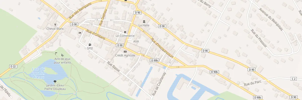 Plan du 183 Le Village à Bléneau