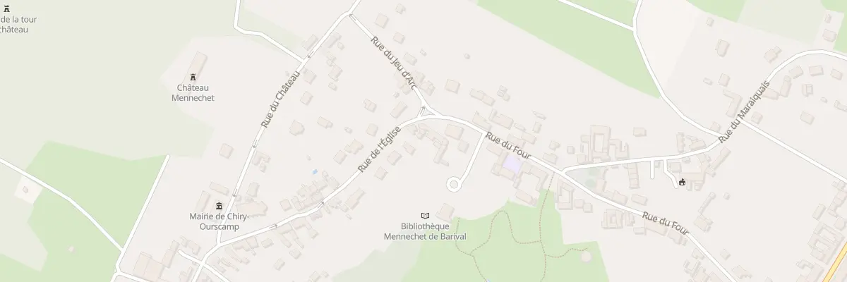 Plan du 2 Rue de l’Eglise à Chiry-Ourscamp