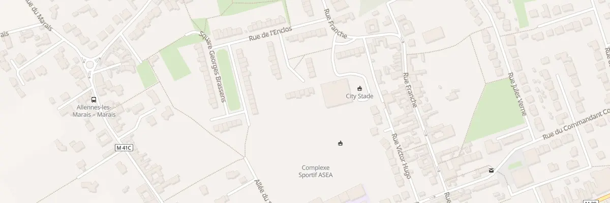 Plan du 13 Sq Marcel Paul à Allennes-les-Marais