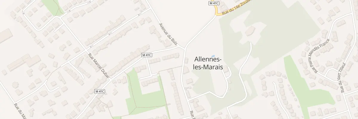 Plan du 86 Rue de la Rive à Allennes-les-Marais