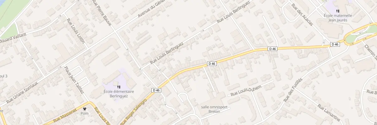 Plan du 51B Rue Roger Salengro à Courrières