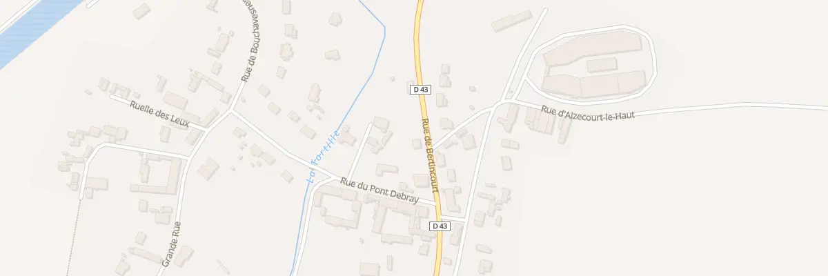 Plan du 13B Rue de Bertincourt à Allaines