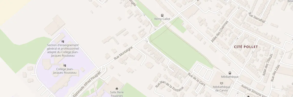 Plan du 493 Rue de la Gare à Carvin