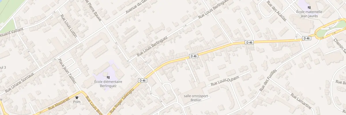 Plan du 51 Rue Roger Salengro à Courrières