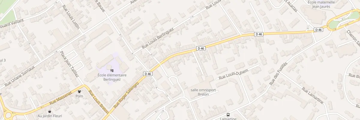 Plan du 38 Rue Roger Salengro à Courrières