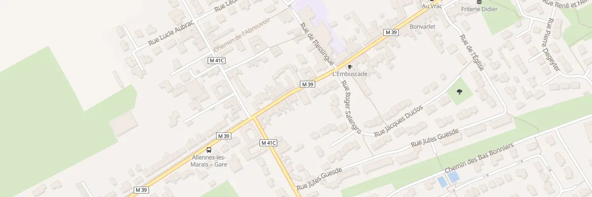 Plan du 46 Rue du Général De Gaulle à Allennes-les-Marais