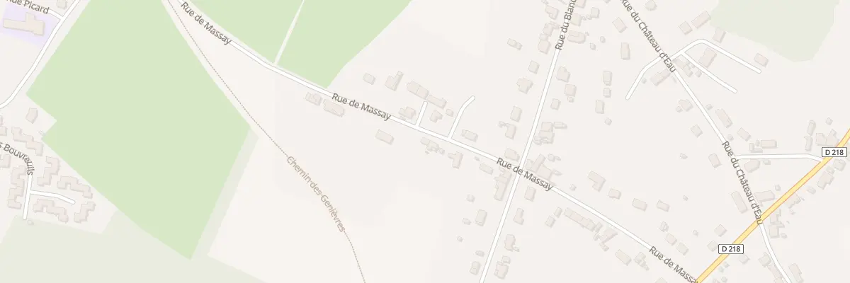 Plan du 3 Rue de Massay à La Guerche-sur-l’Aubois