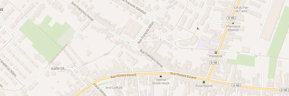 Plan du 106 Rue Francisco Ferrer à Carvin
