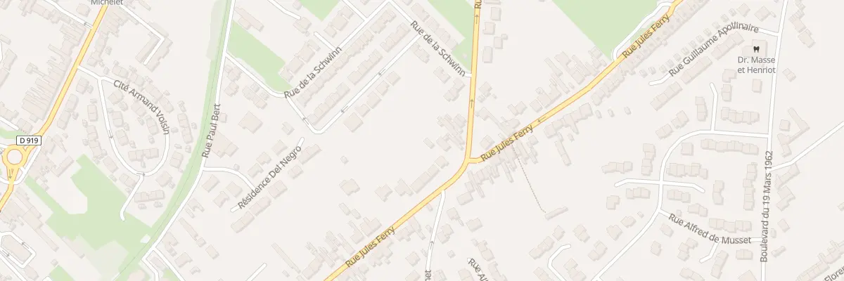 Plan du 504 Rue Jules Ferry à Hénin-Beaumont